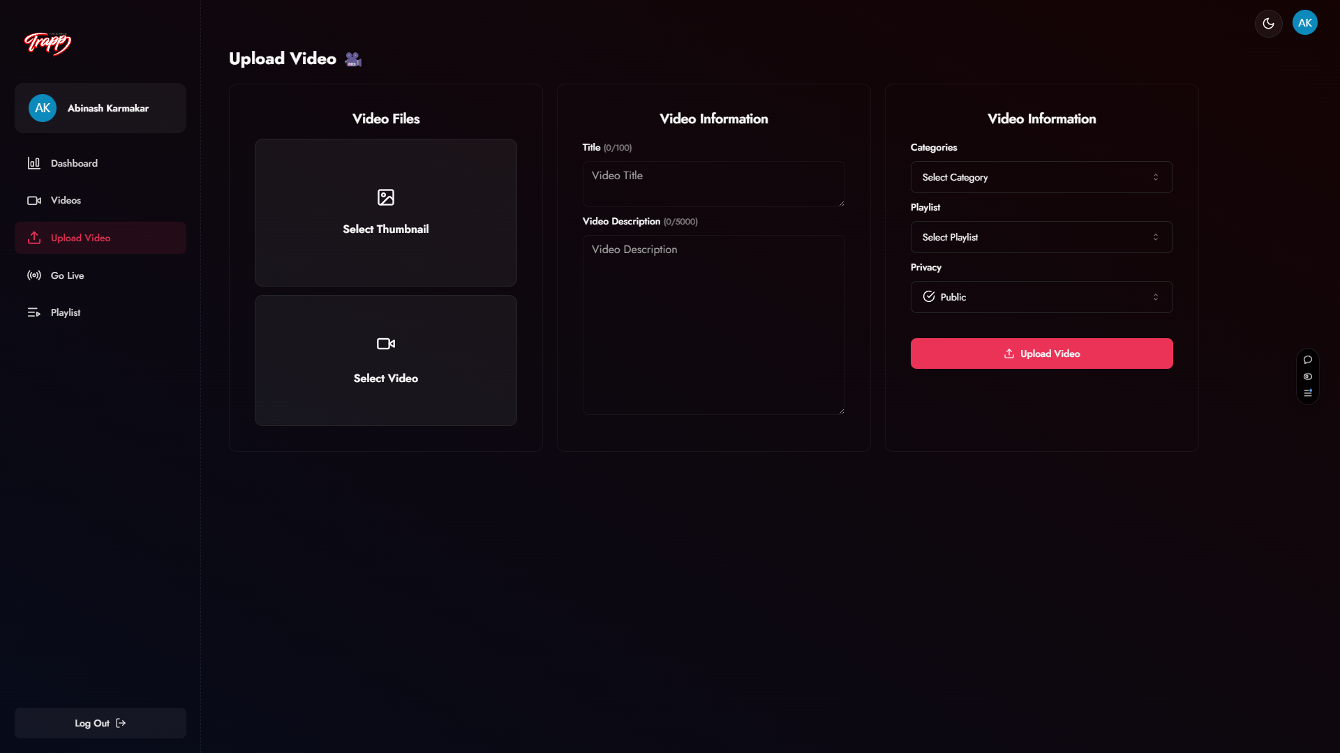 Trapp App Screenshot
