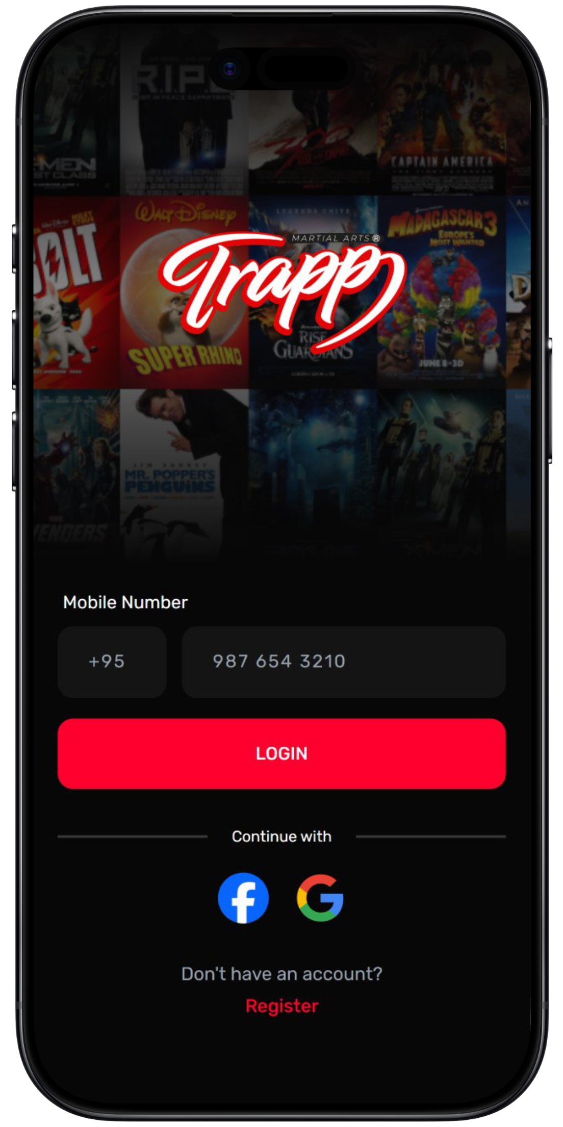 Trapp App Screenshot