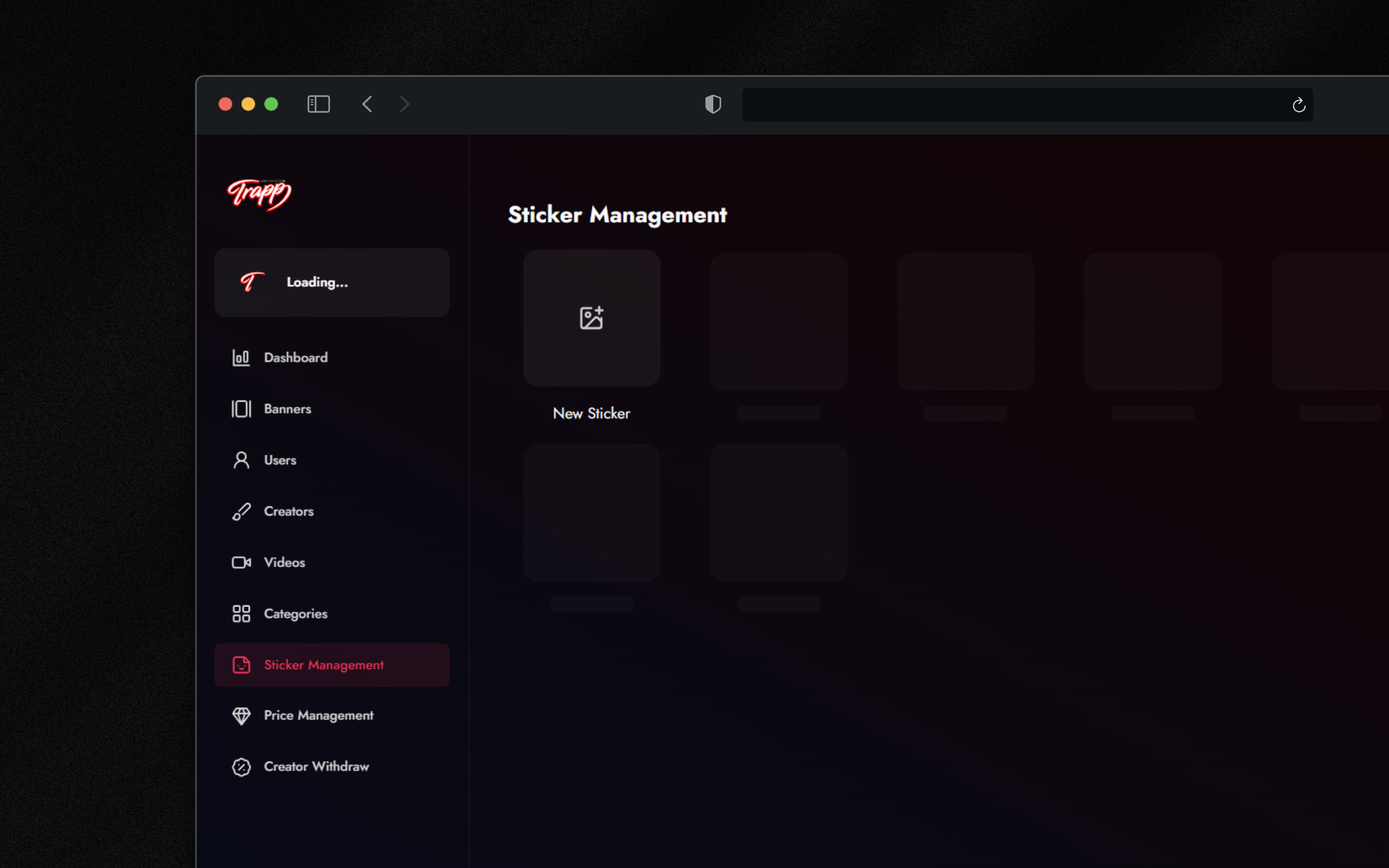 Trapp App Screenshot
