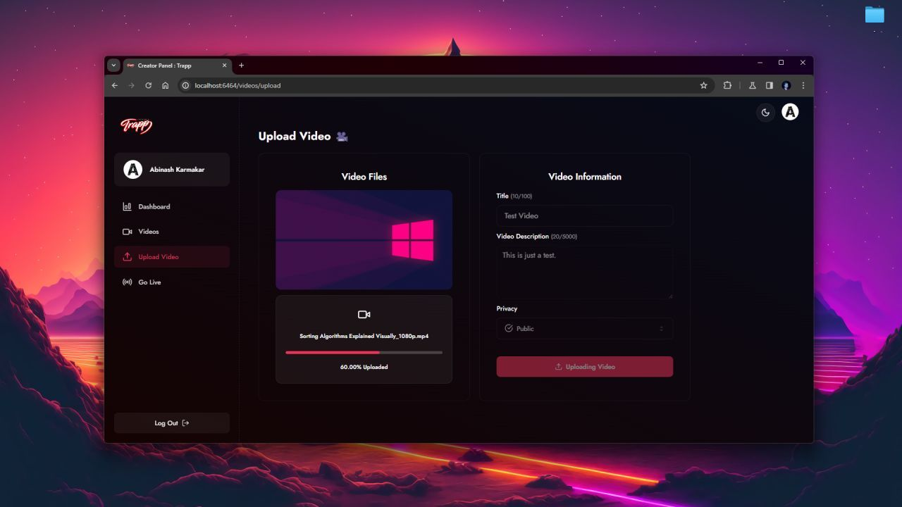 Trapp App Screenshot